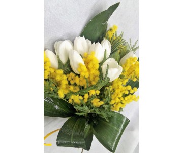 Tulipani e mimosa