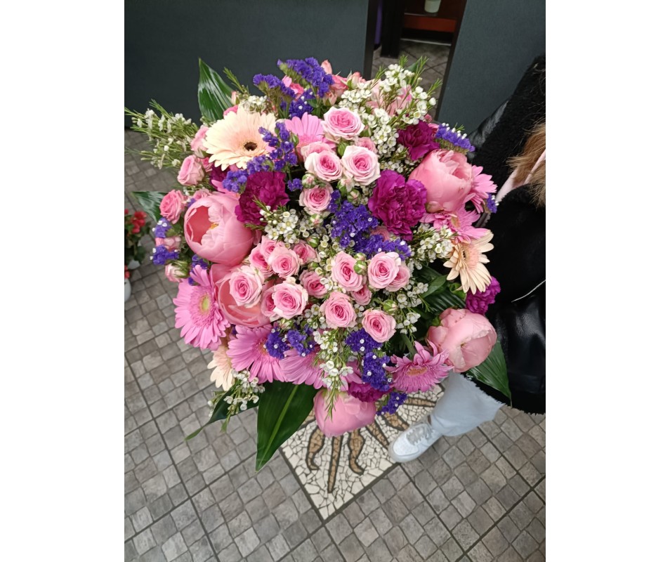 Fiori in armonia dal rosa al viola