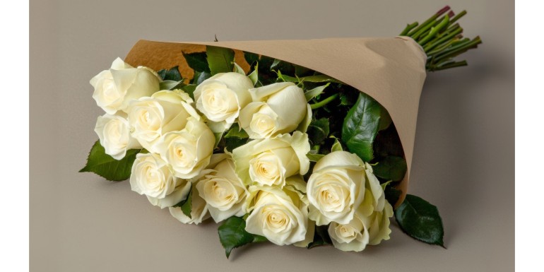 Mazzi di Rose Bianche a Domicilio Milano