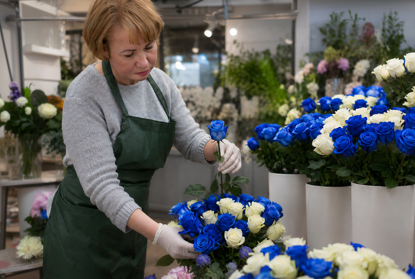 prezzo delle rose blu